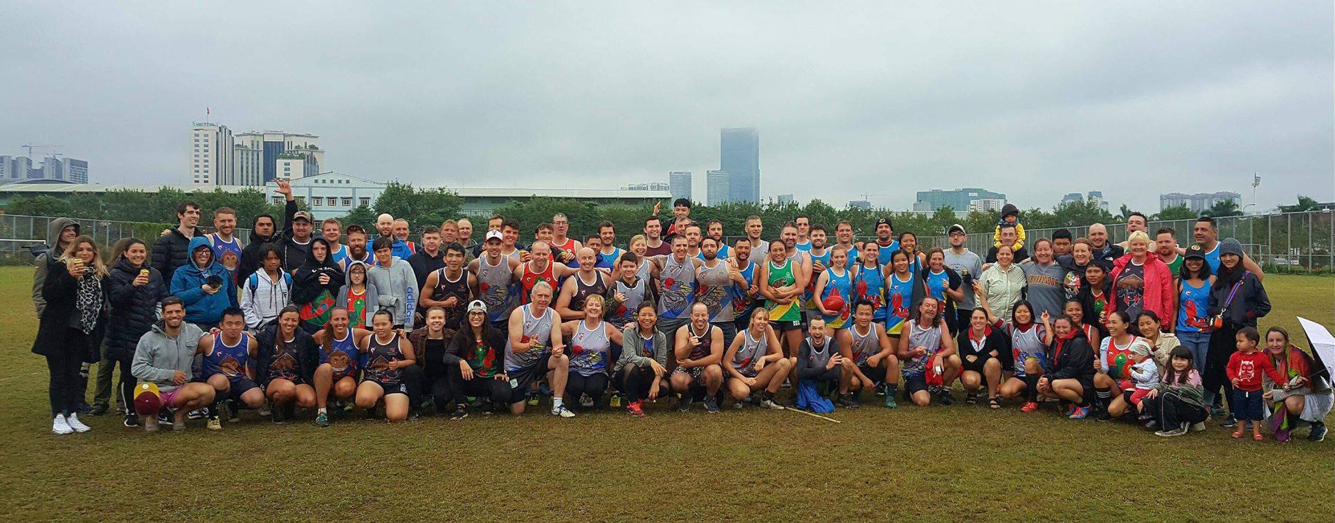 AFLX Hanoi Team Photo Vietnam Swans