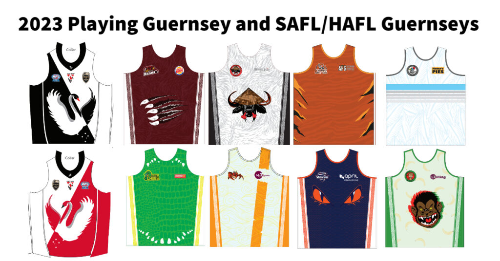 2023 Vietnam Swans Playing Guernsey and Domestic League Guernseys