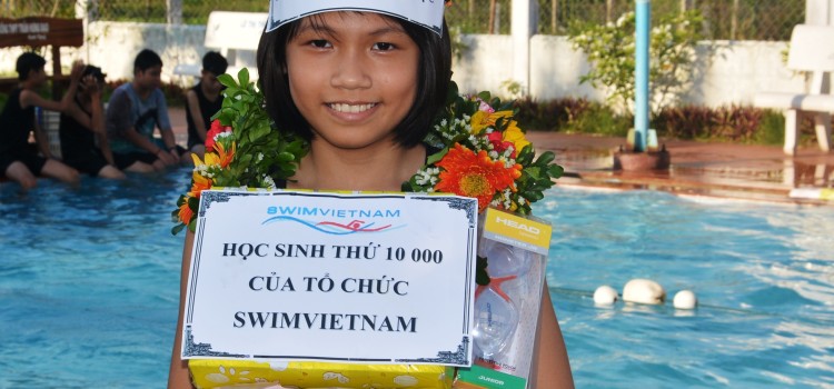 Swim Vietnam Teaches their 10,000th Child to Swim!