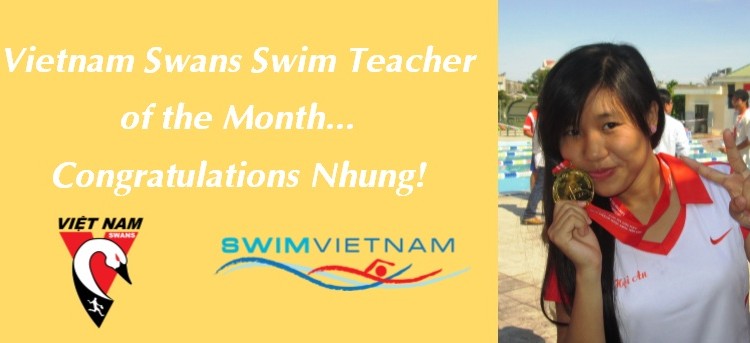 Vietnam Swans Swim Teacher of the Month – August 2015