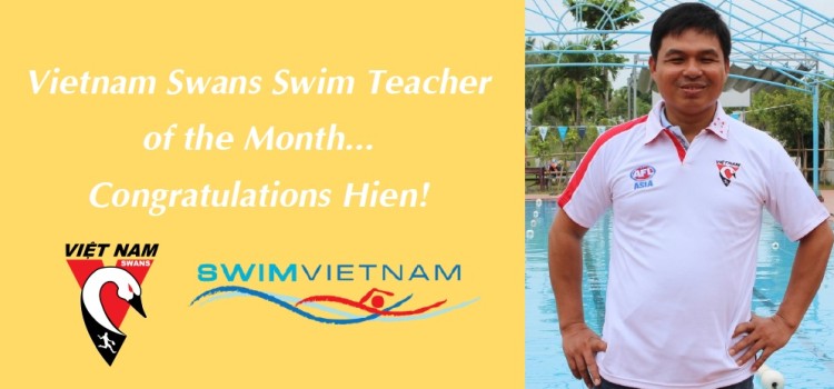 Vietnam Swans Swim Teacher of the Month!