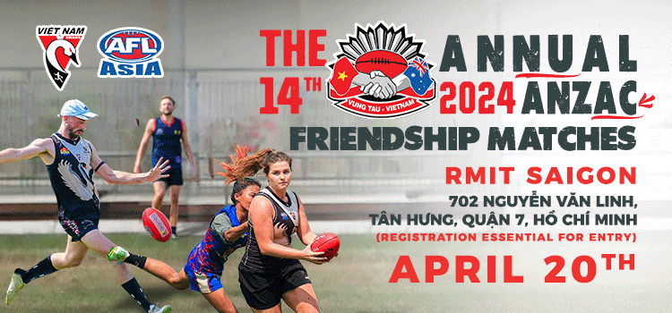 The 2024 ANZAC Friendship Matches Footy Record